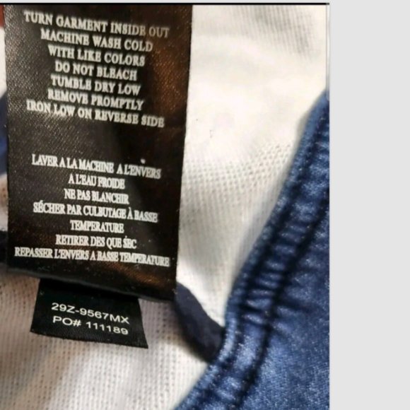 Blank NYC Hello Moto Jean Jacket Stretch Denim Motorcycle - Picture 9 of 11